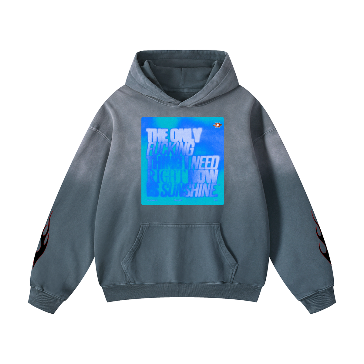 Sunfade Hoodie • Waves of the Ocean