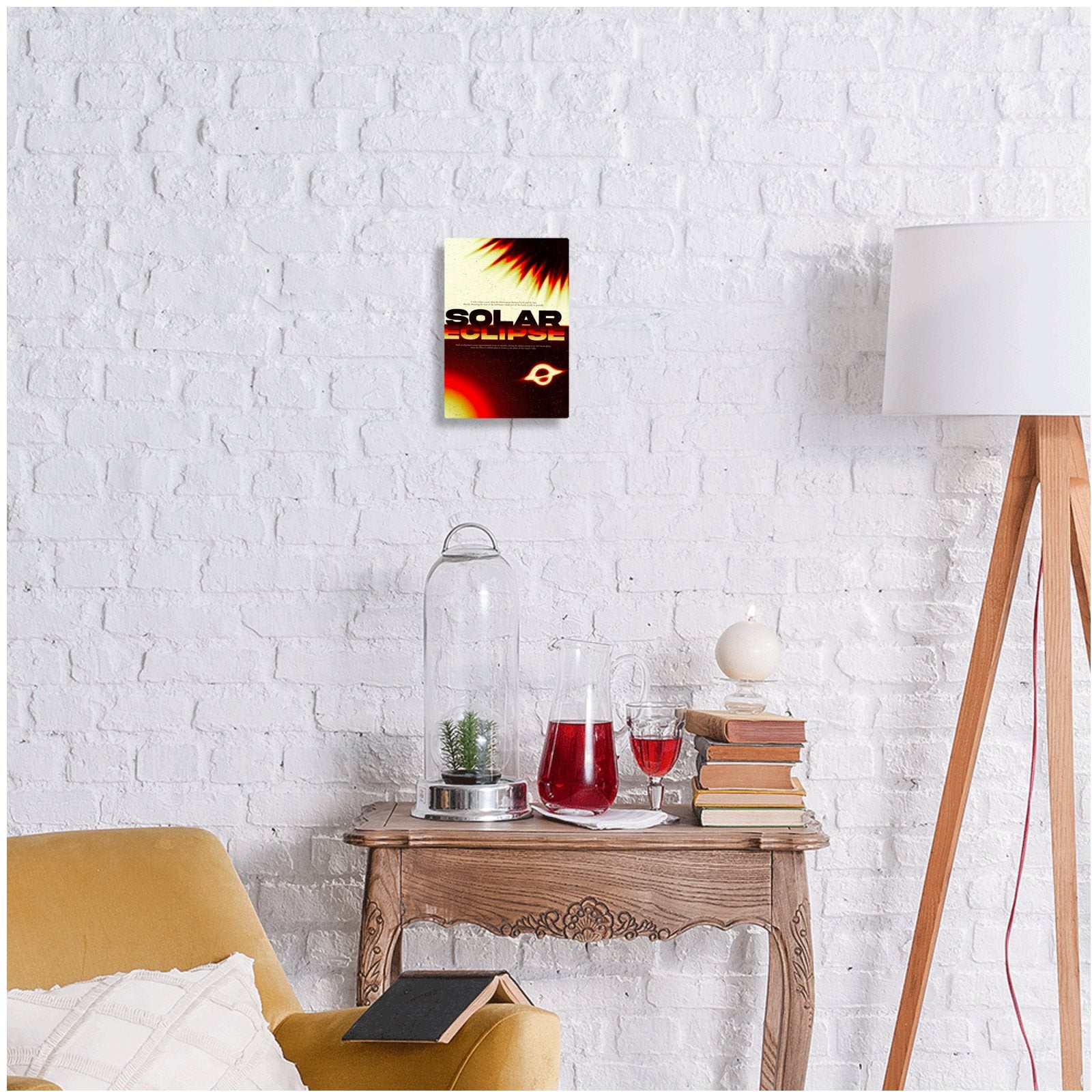 Solar Eclipse Metal Poster