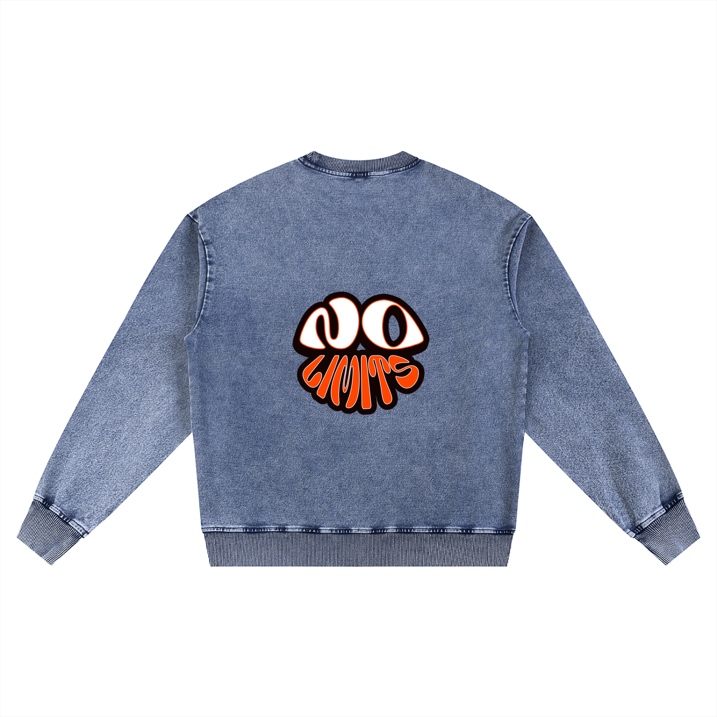Ghost-Denim Sweatshirt • 380 GSM (11.2 oz)