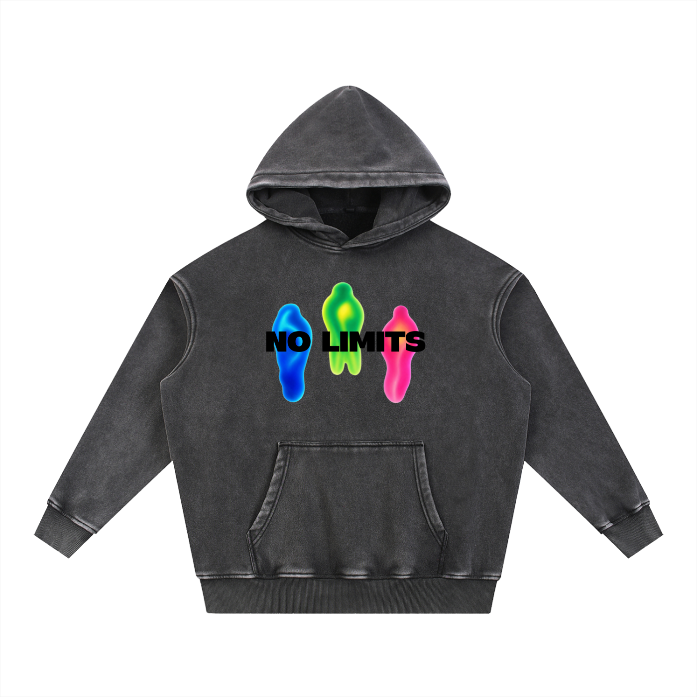 Ghost-Denim Hoodie • 355 GSM (10.5 oz)