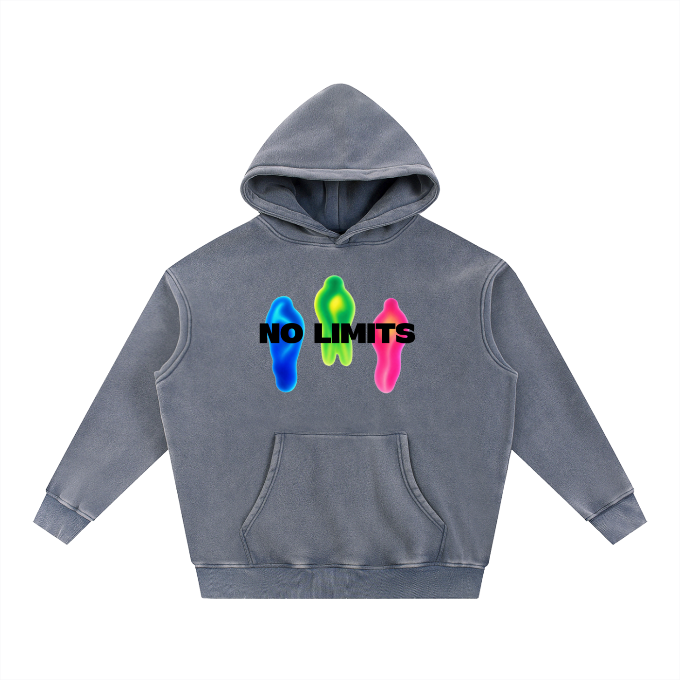 Ghost-Denim Hoodie • 355 GSM (10.5 oz)