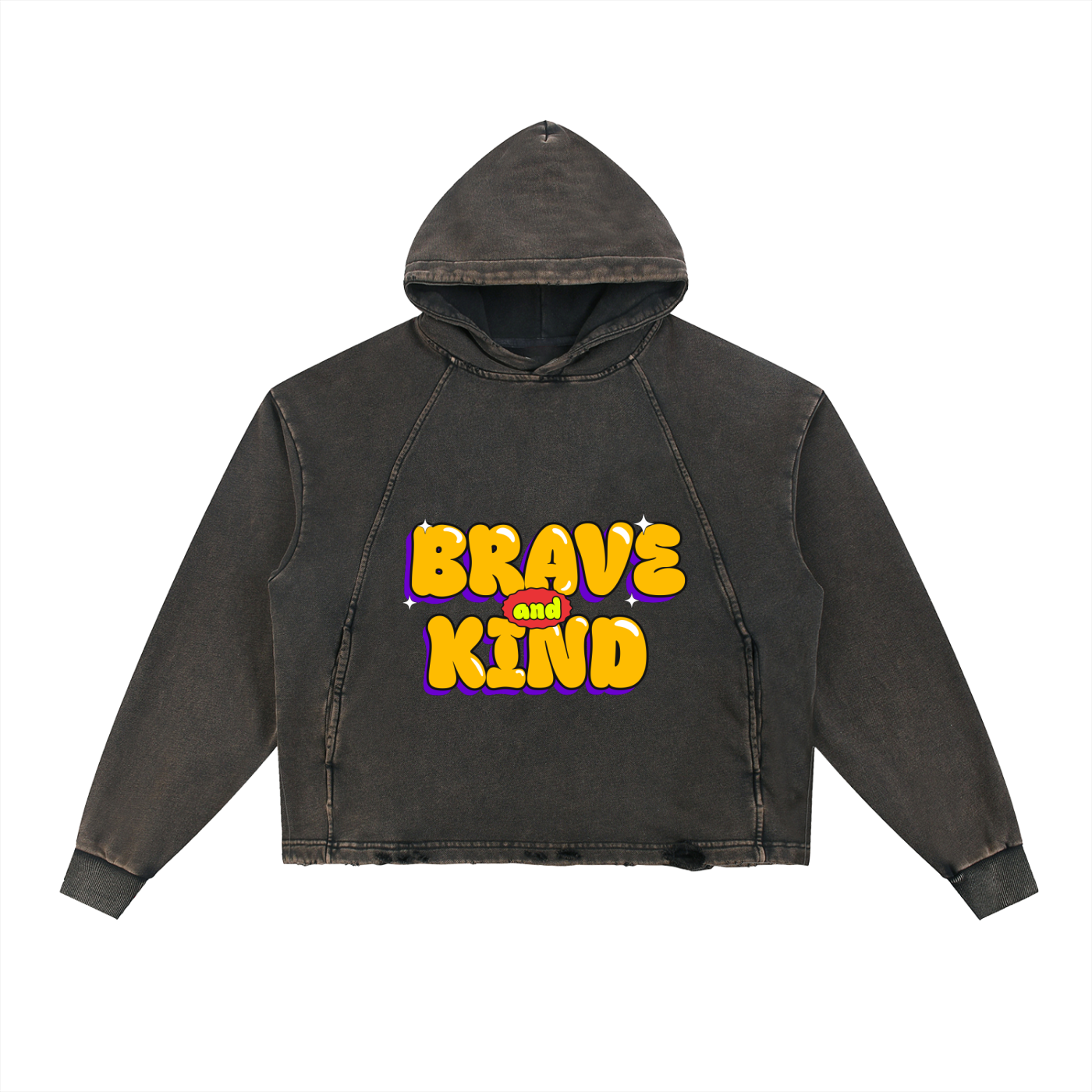 Brave & Kind Denim Hoodie • 340 GSM (10 oz)