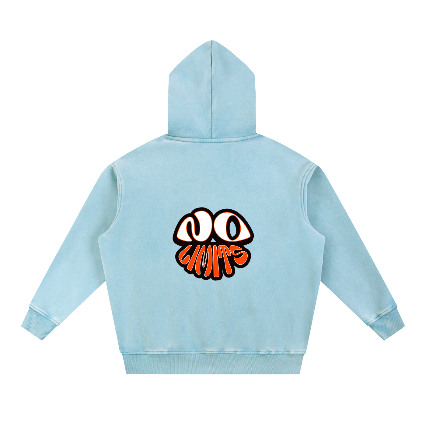 Ghost-Denim Hoodie • 355 GSM (10.5 oz)