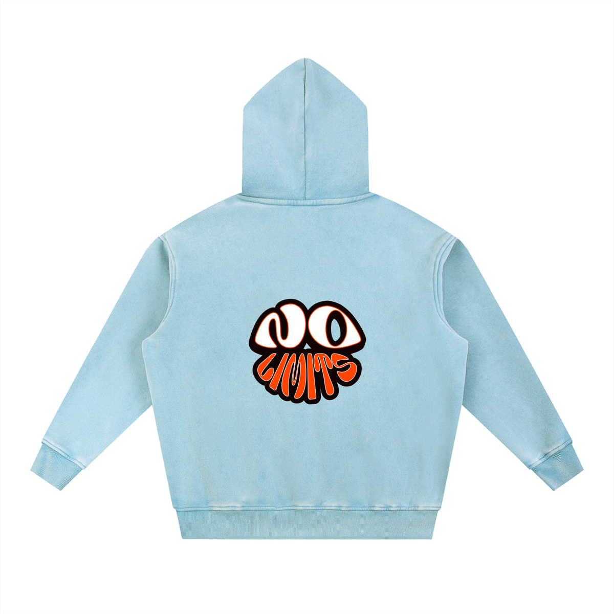 Ghost-Denim Hoodie • 355 GSM (10.5 oz)