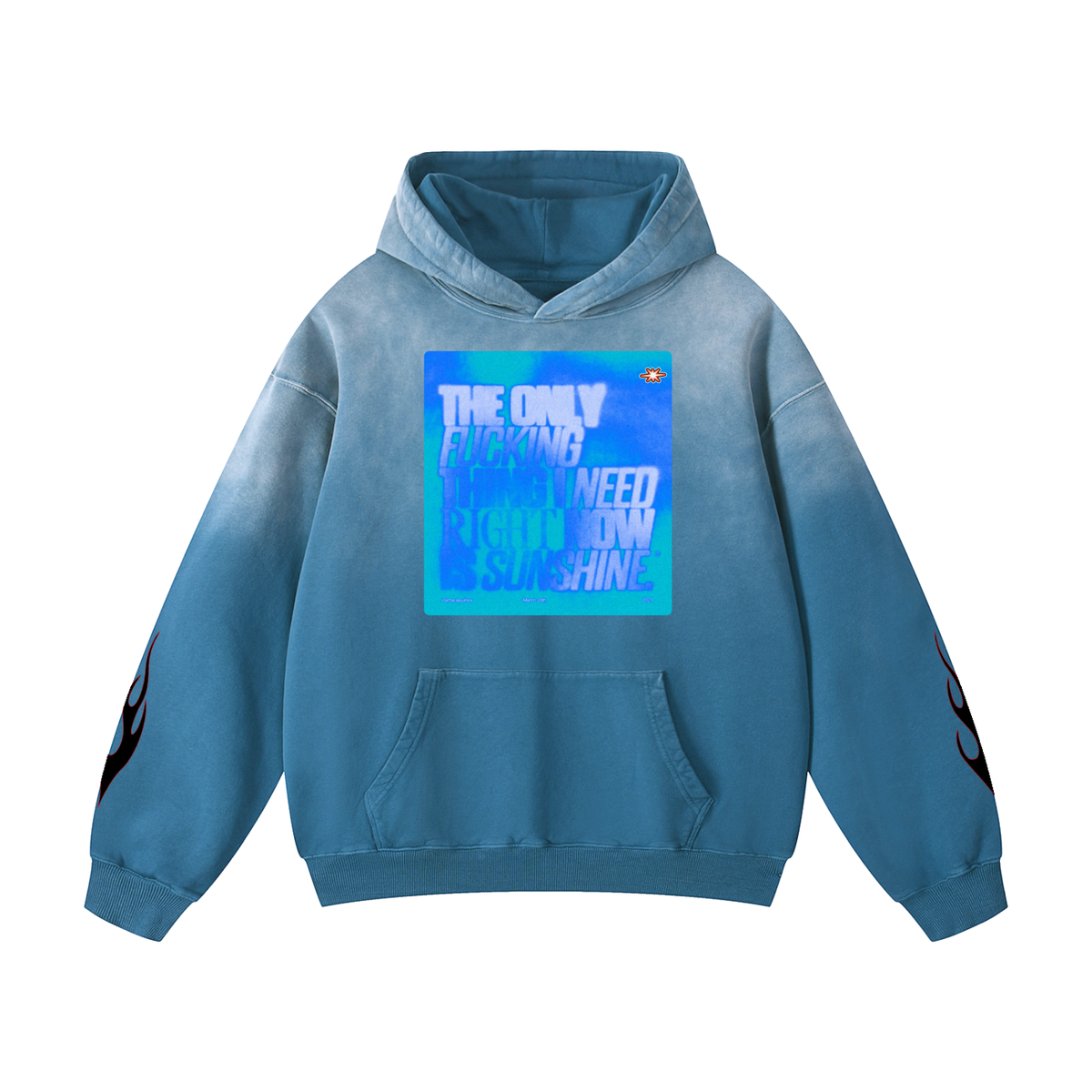Sunfade Hoodie • Waves of the Ocean