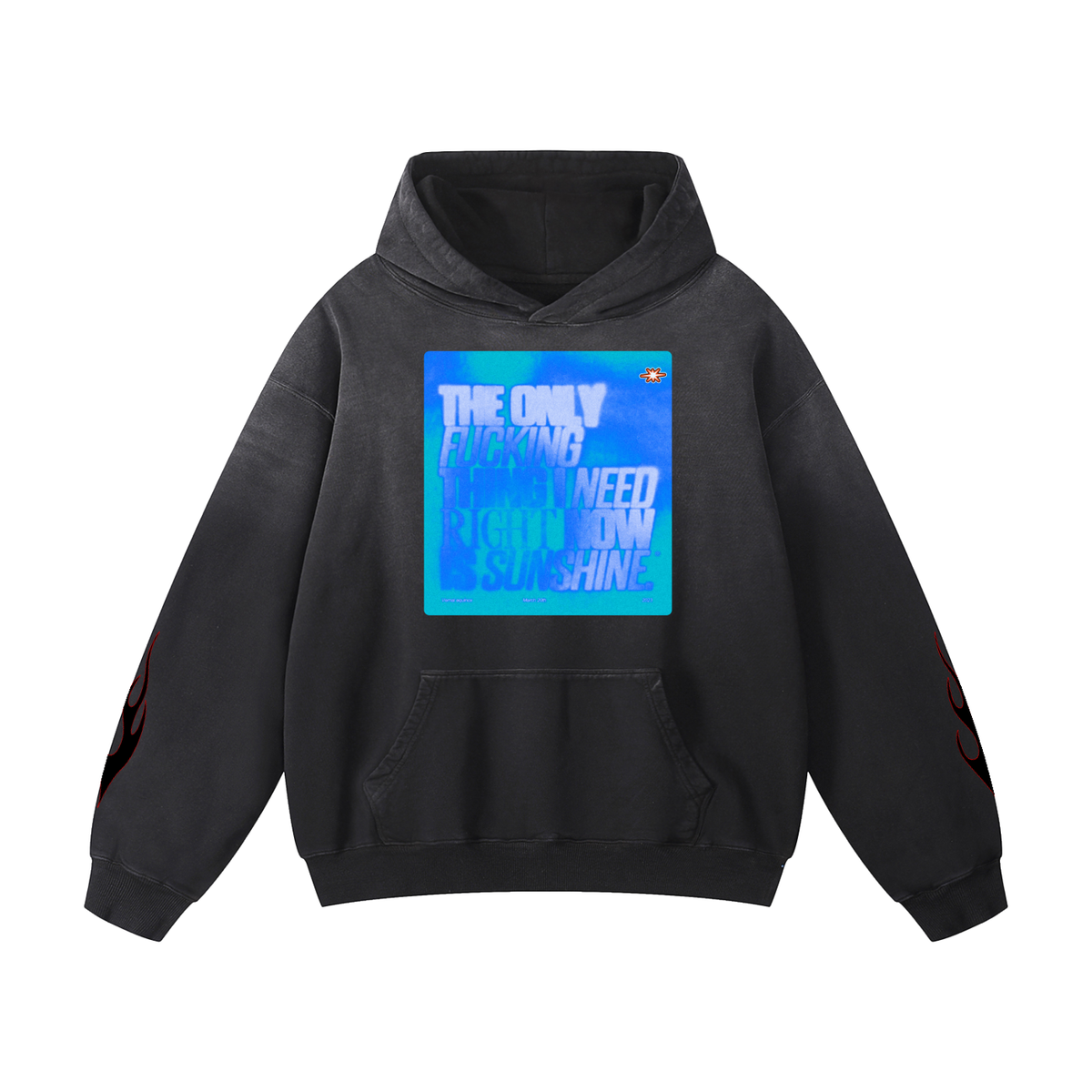 Sunfade Hoodie • Waves of the Ocean