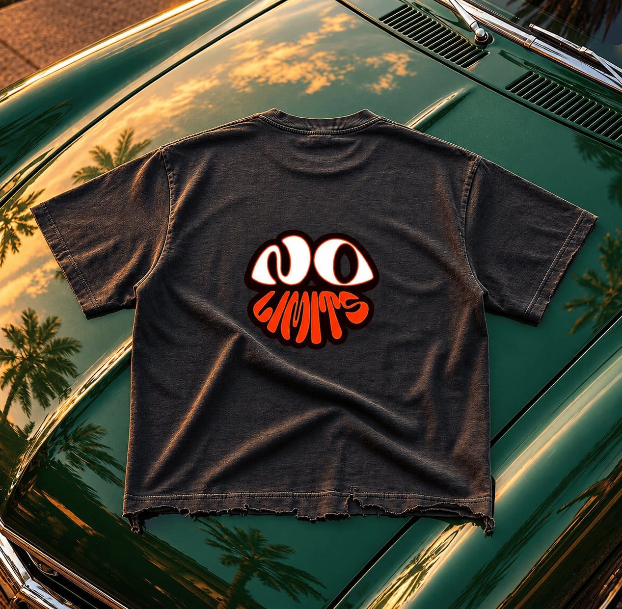Ghost-Denim Signature T-Shirt • 340 GSM (10 oz)