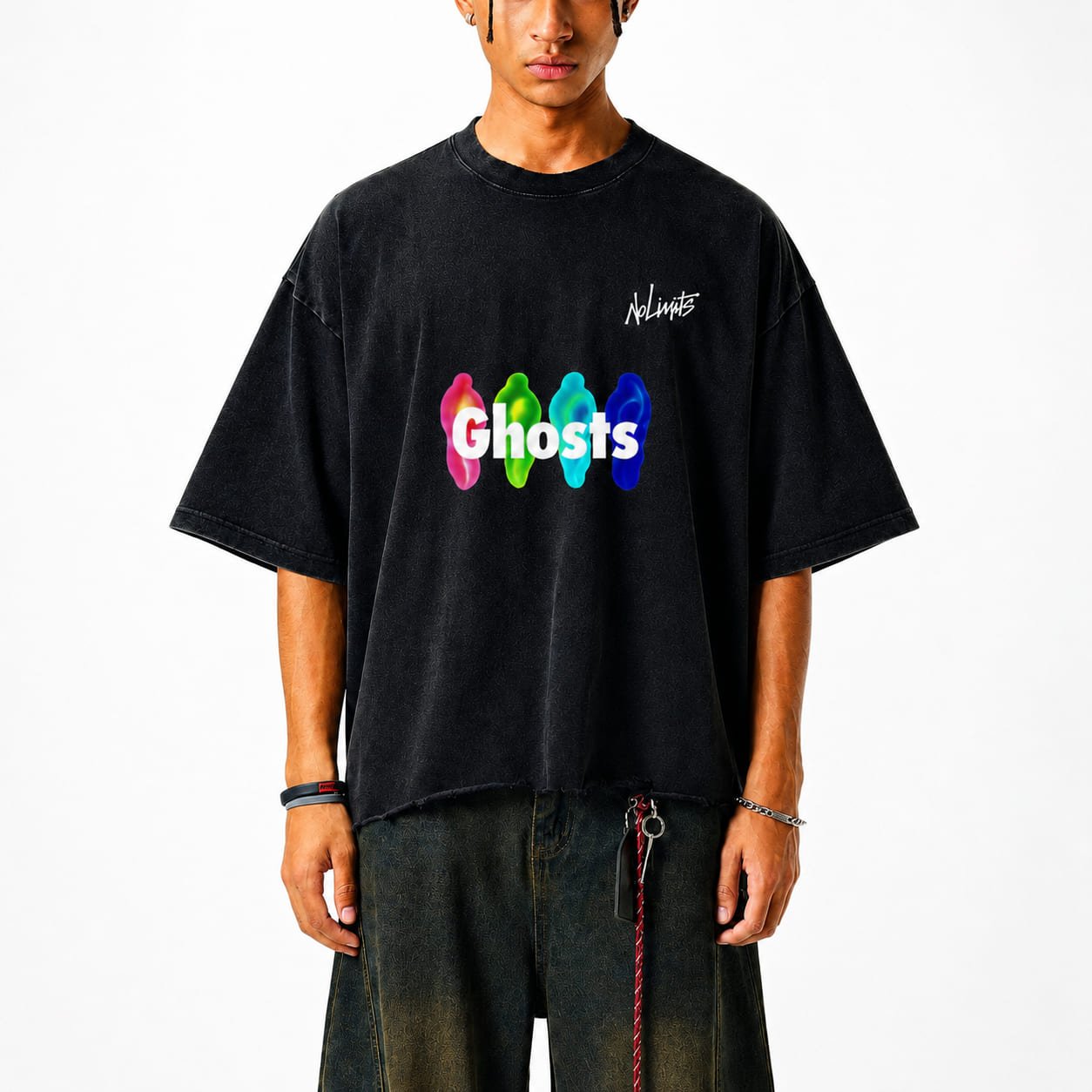 Ghost-Denim Signature T-Shirt • 340 GSM (10 oz)