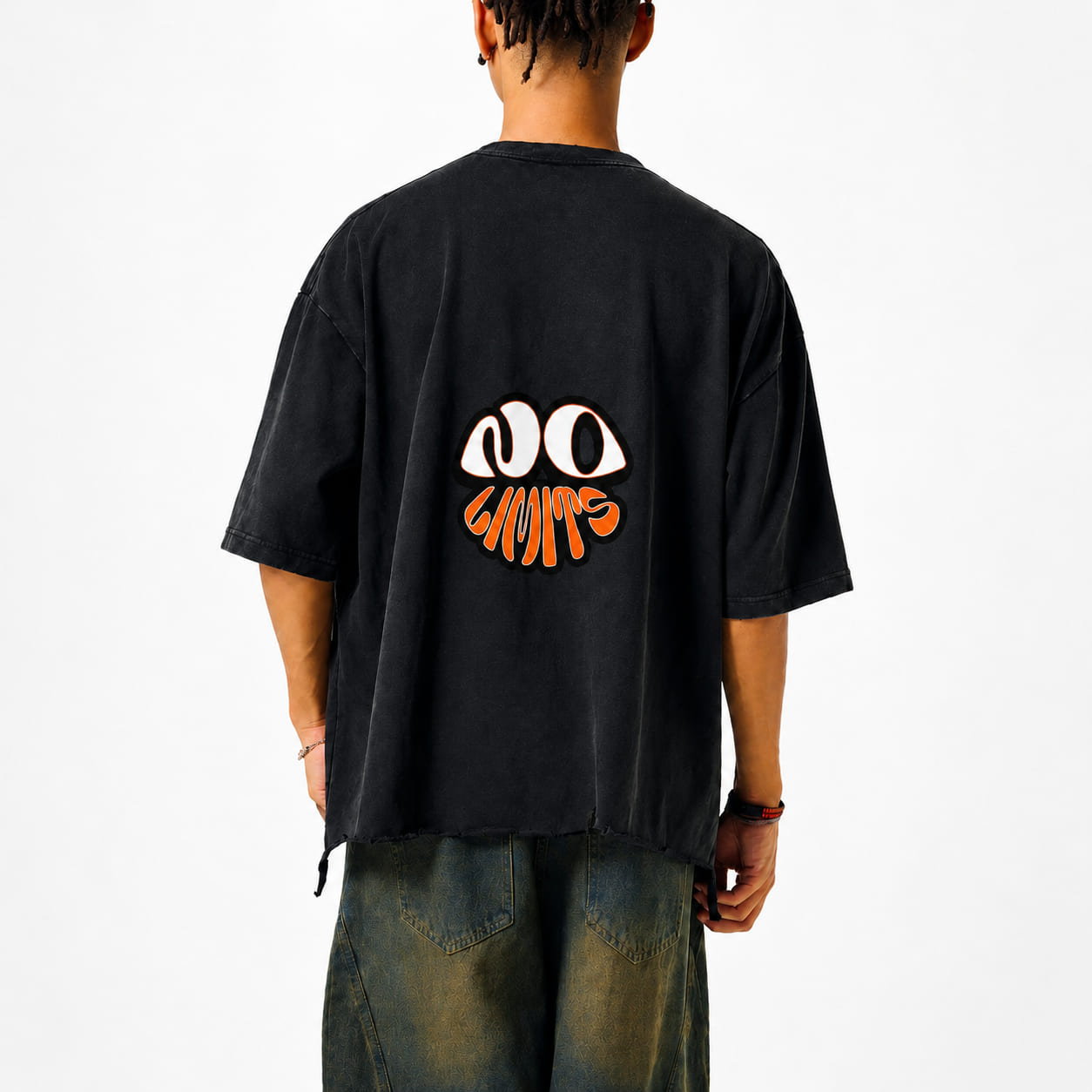 Ghost-Denim Signature T-Shirt • 340 GSM (10 oz)