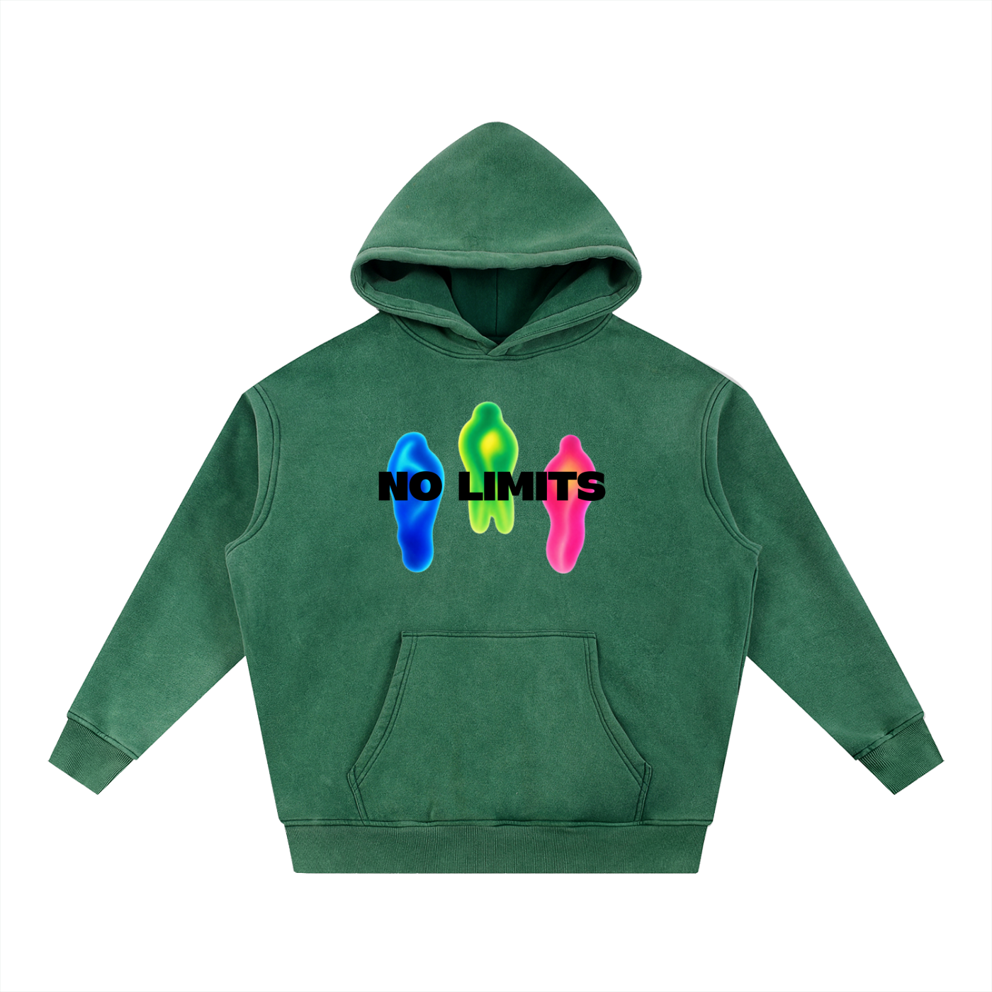Ghost-Denim Hoodie • 355 GSM (10.5 oz)