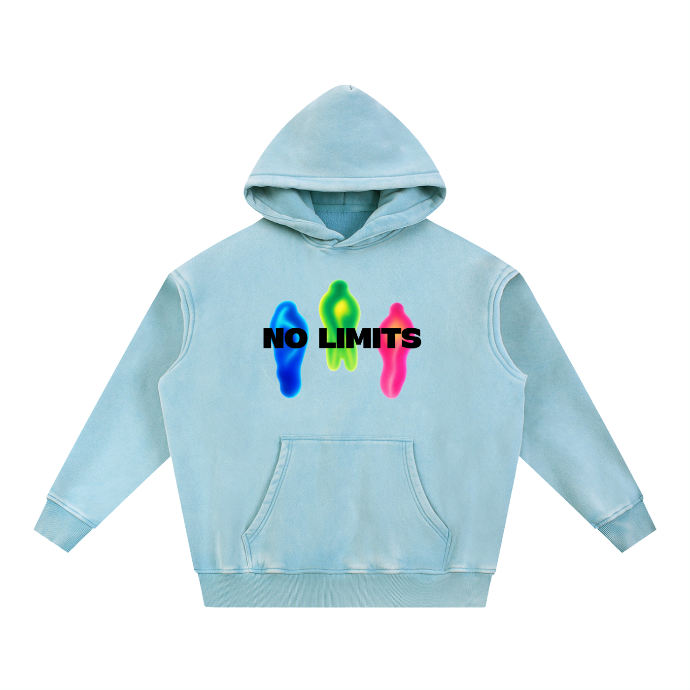 Ghost-Denim Hoodie • 355 GSM (10.5 oz)