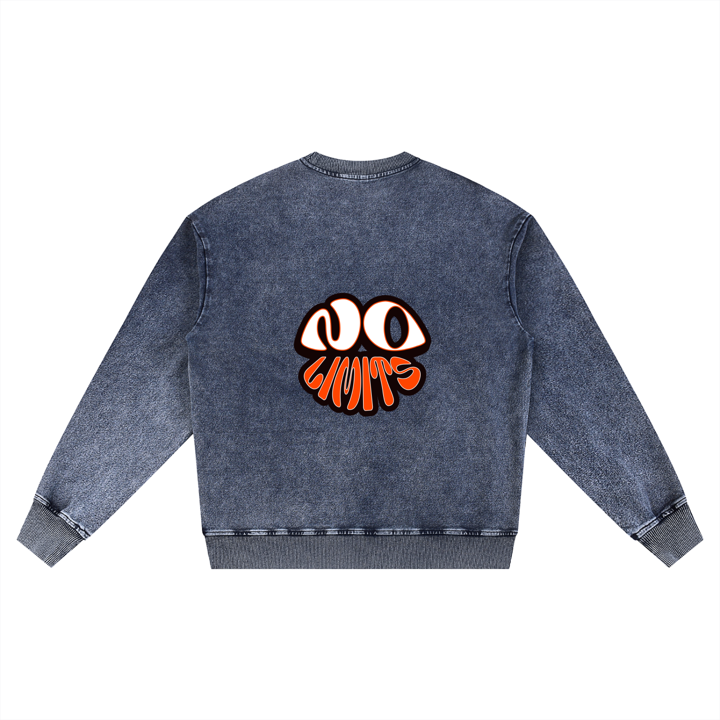 Ghost-Denim Sweatshirt • 380 GSM (11.2 oz)