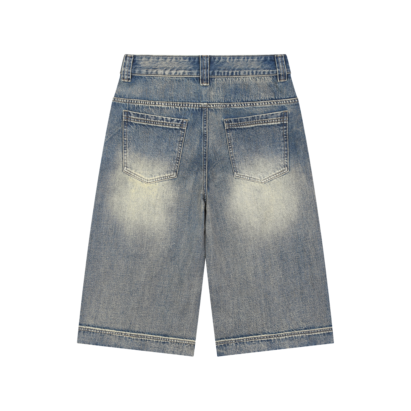 Vintage-Wash Denim Shorts • 385 GSM  (11.4 oz)