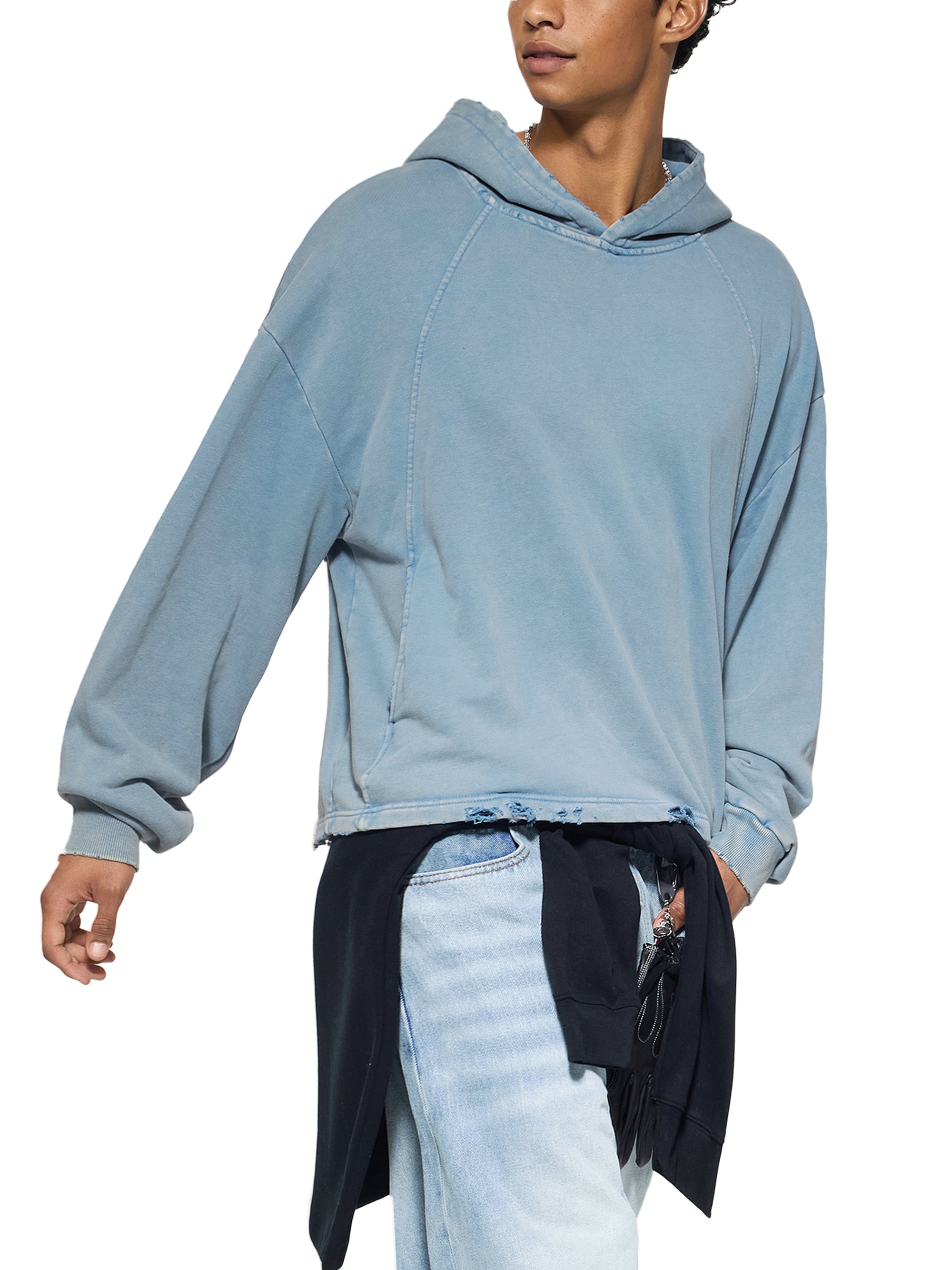 Brave & Kind Denim Hoodie • 340 GSM (10 oz)