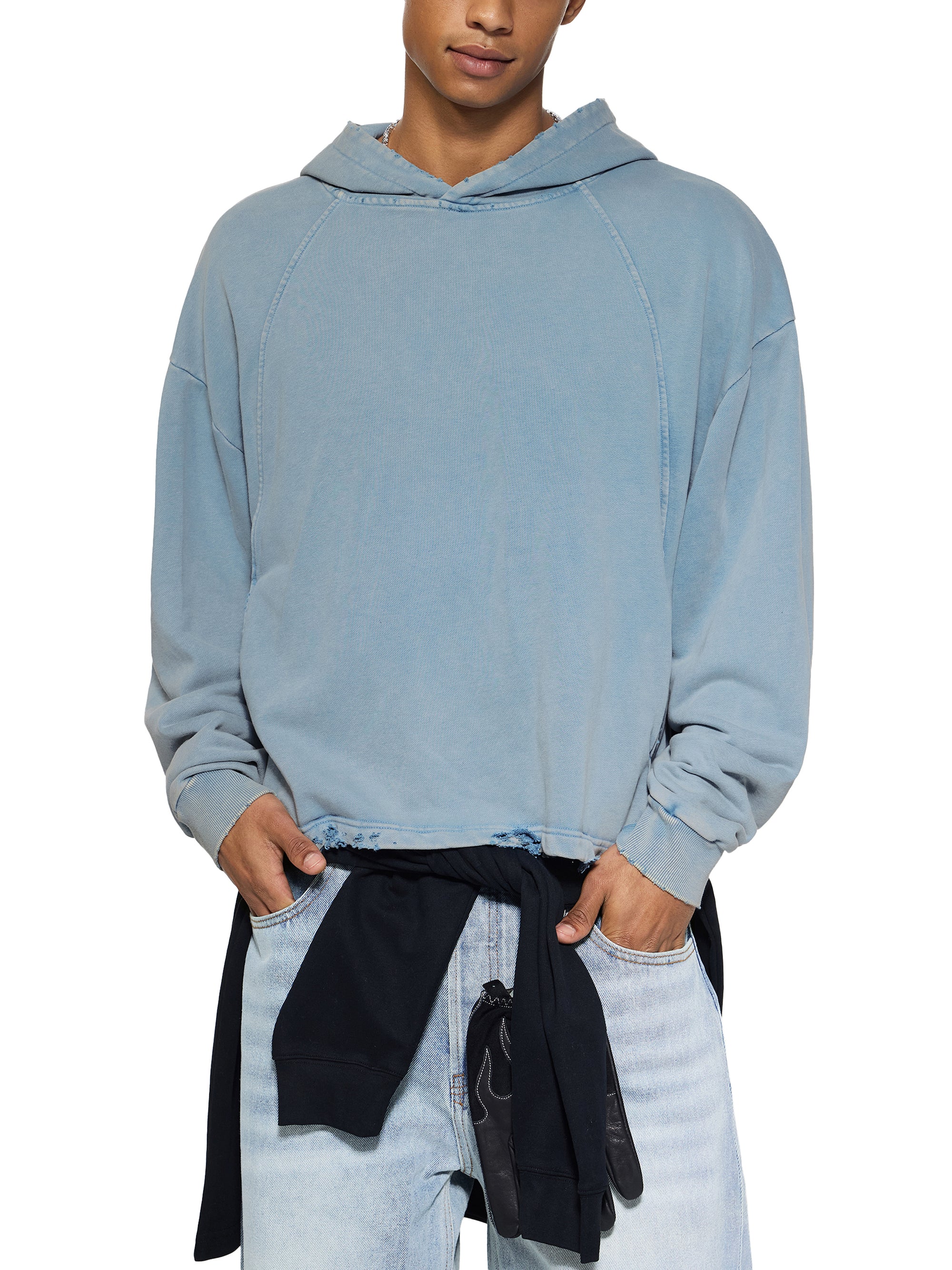 Brave & Kind Denim Hoodie • 340 GSM (10 oz)