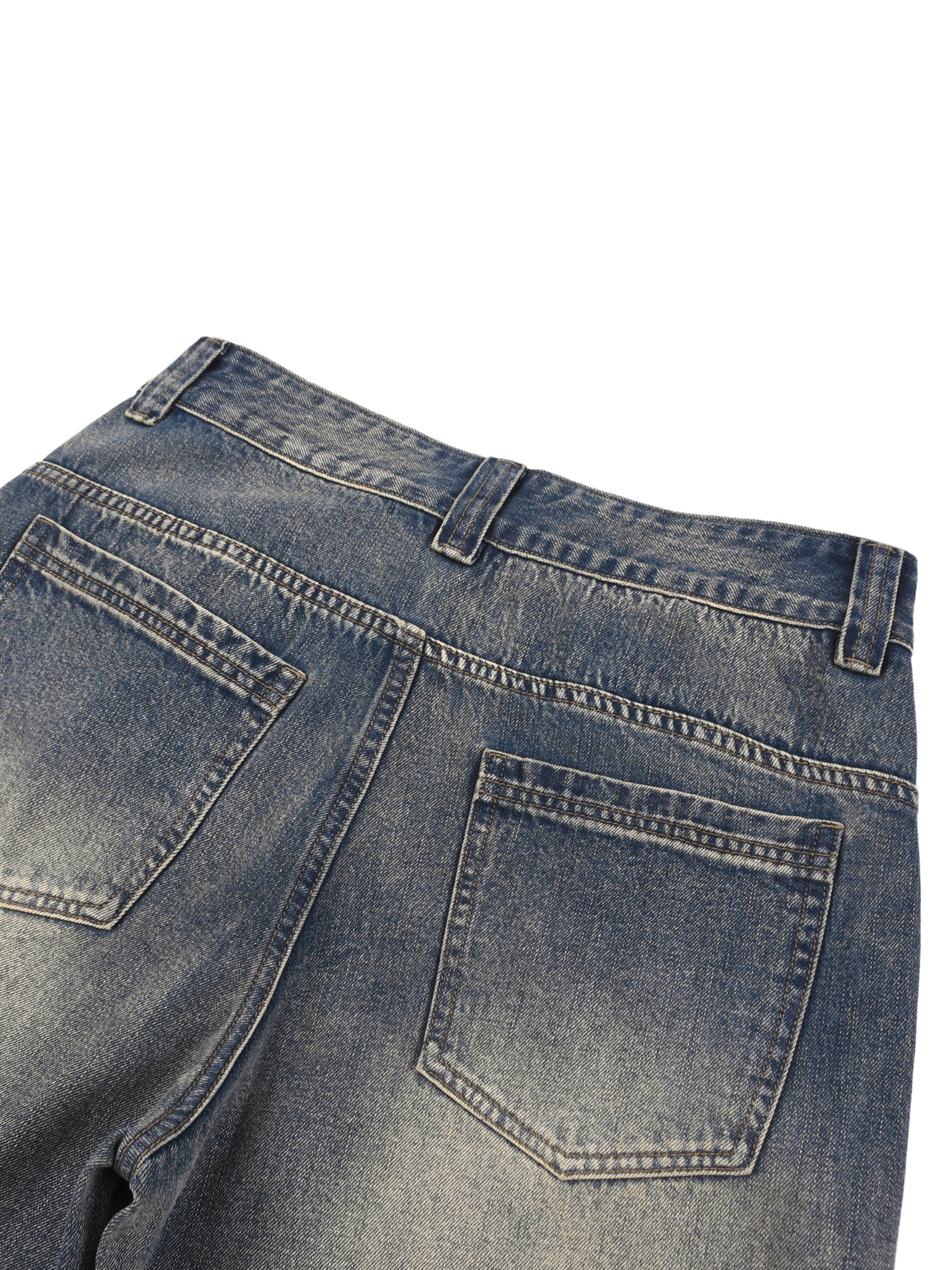 Vintage-Wash Denim Shorts • 385 GSM  (11.4 oz)