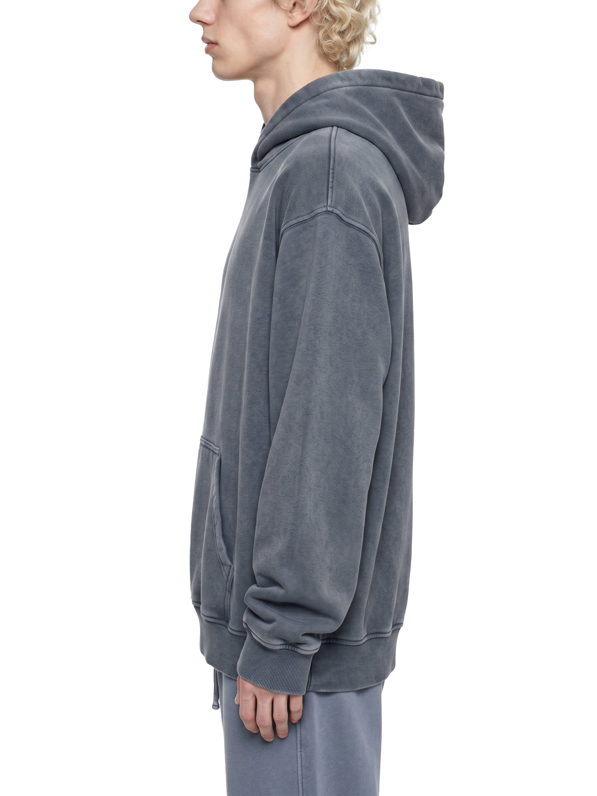 Ghost-Denim Hoodie • 355 GSM (10.5 oz)